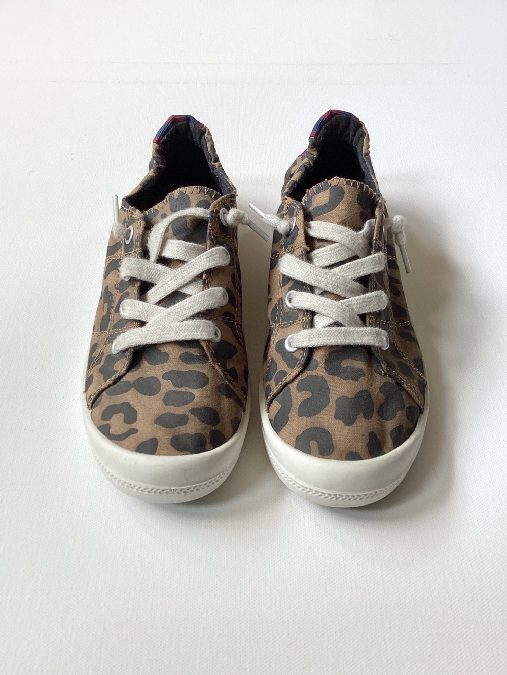 Madden Girl Leopard Print Canvas Sneakers